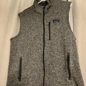 MENS Patagonia Gray Fleece Vest